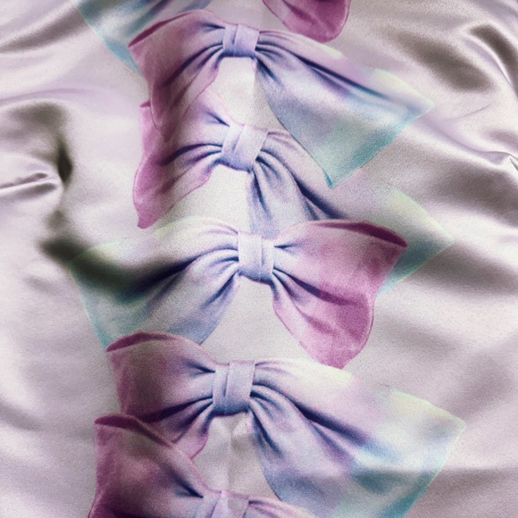Cynthia Rowley Satin Bow Dress, Small NWT - Picture 3 of 5